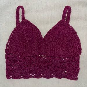 Crochet bralette